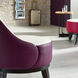 Skai<sup>®</sup> artificial leather in red and violet for upholstered furniture